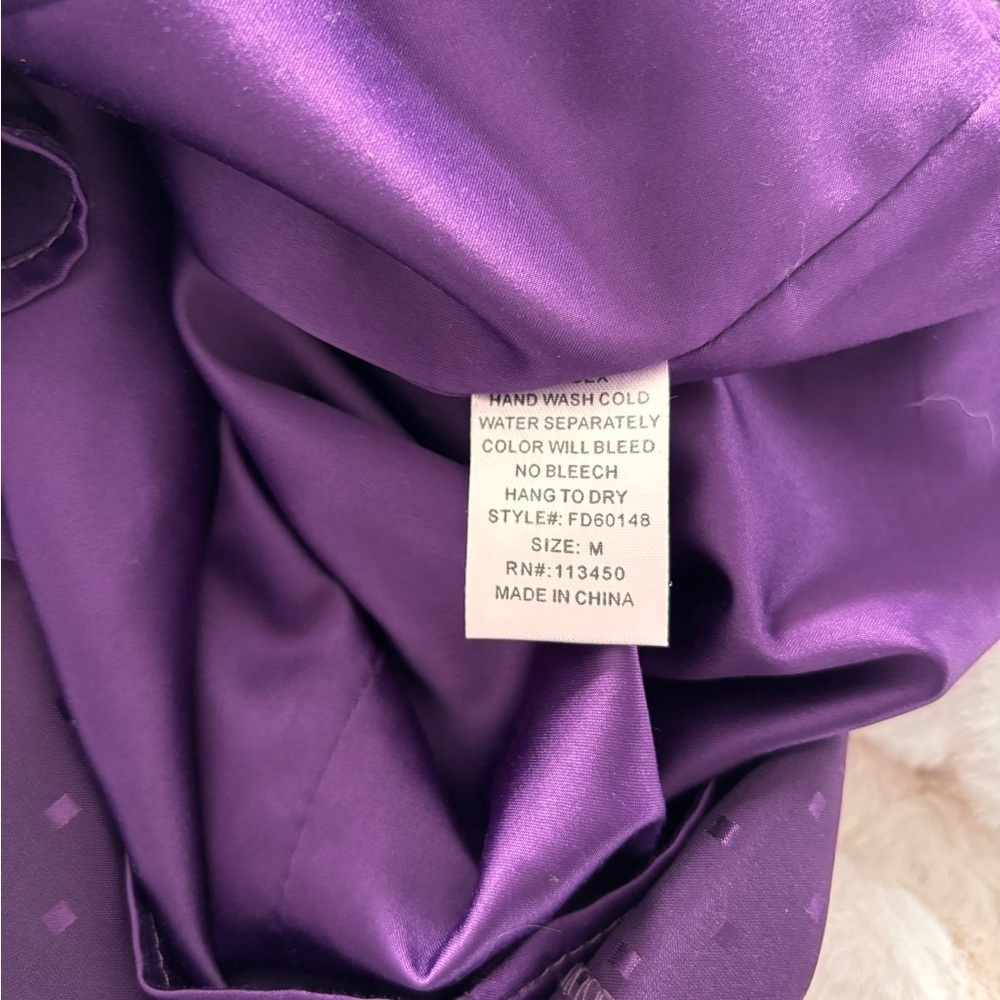 Retro Purple Gorgeous Midi Dress - Picture 9 of 13